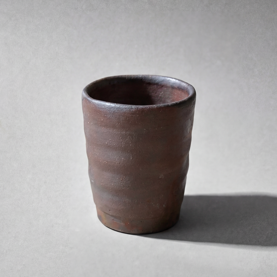 Bizen Yunomi — Sankoan Kiln, Okayama - Japanese Teaware - KOKORO LIFE MATCHA CERAMICS